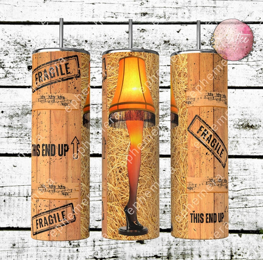 Leg Lamp 20oz Skinny Tumbler