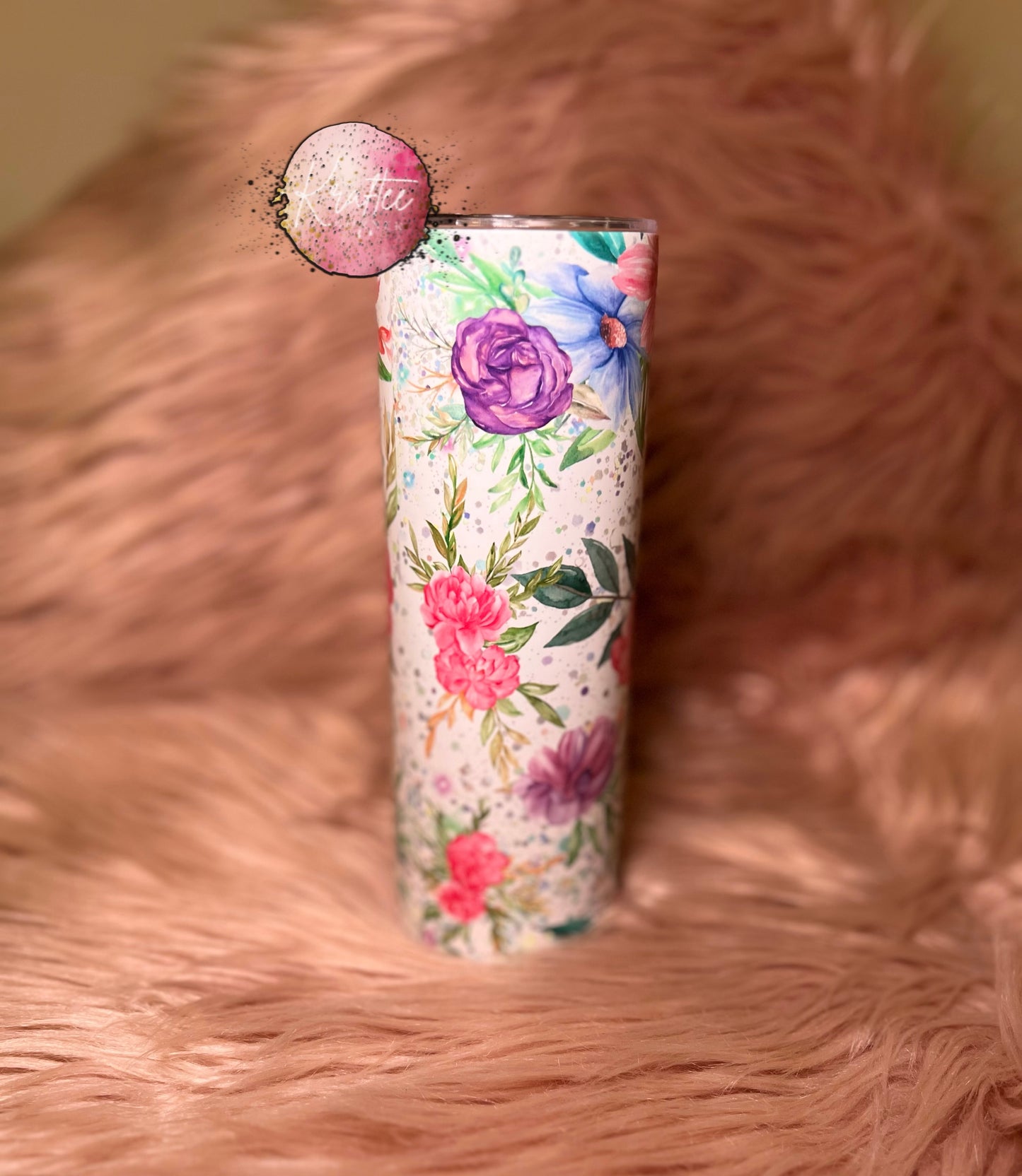 Floral 20oz Skinny Tumbler