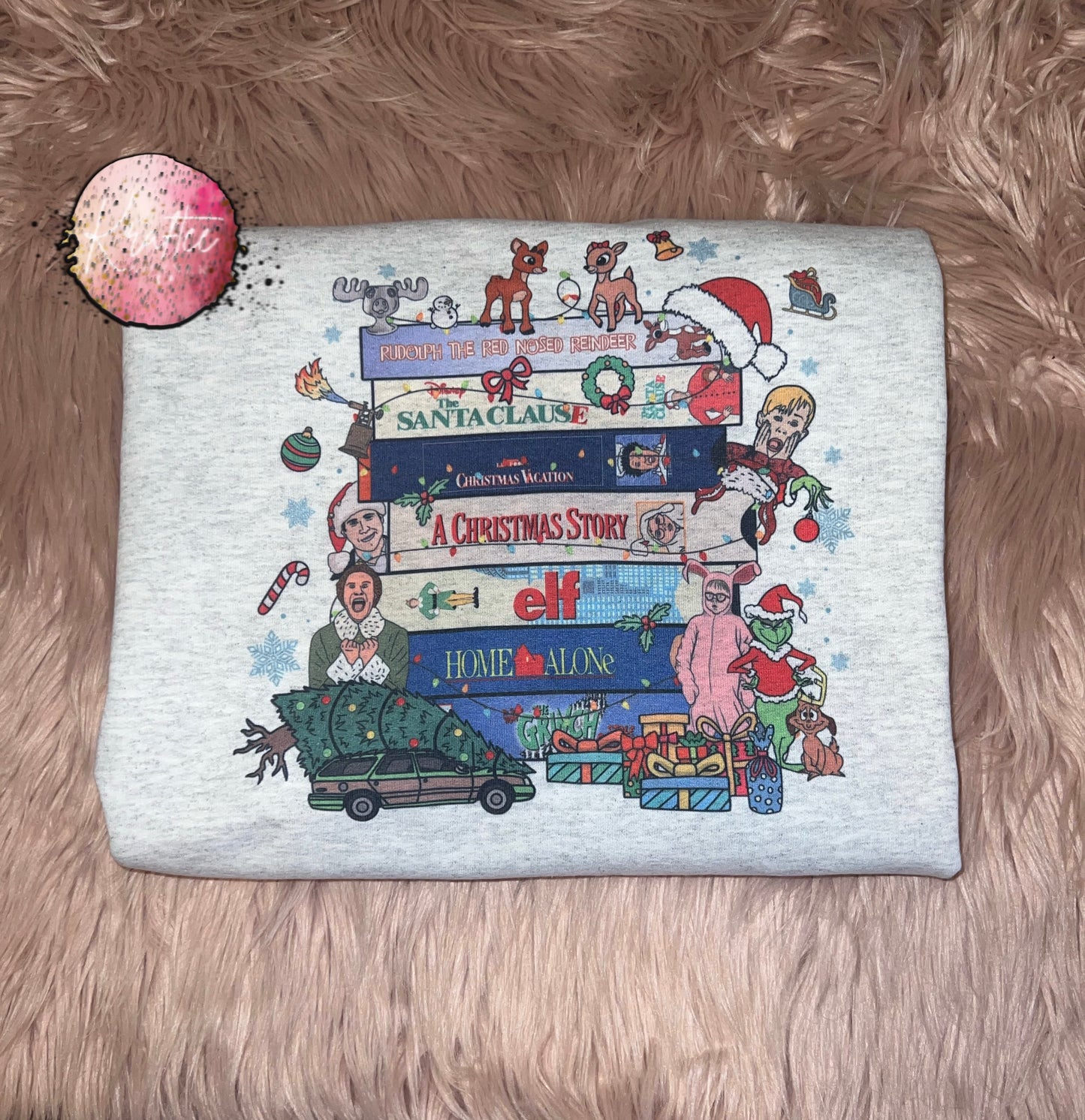 Christmas Movies Unisex Crewneck Sweatshirt
