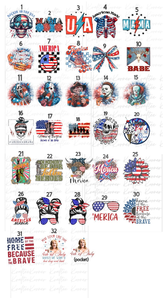 Create Your Own T-shirt - America Sublimation Designs