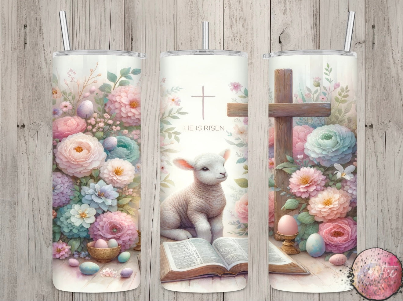 He Is Risen 20oz Skinny Tumbler
