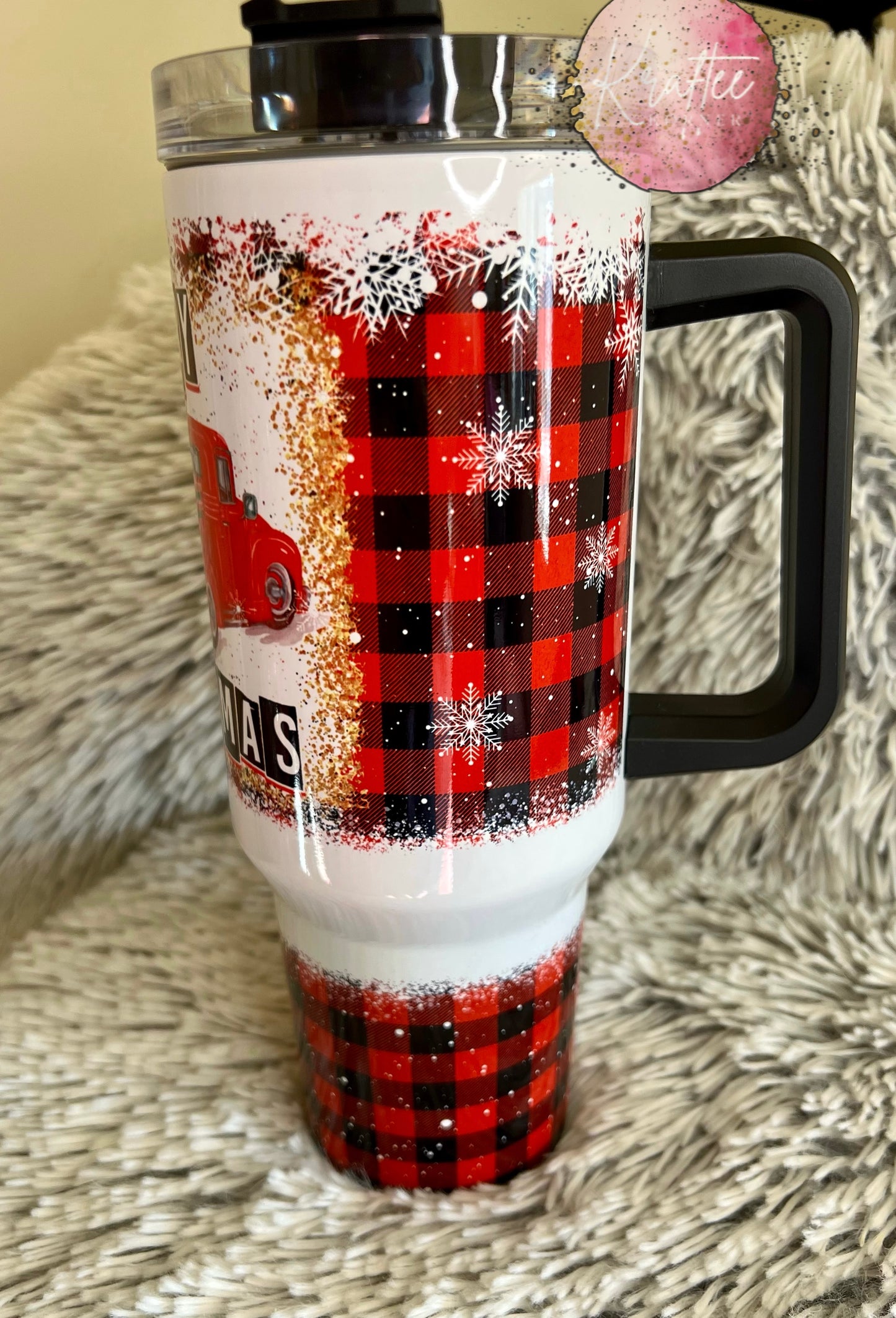 Merry Christmas Truck 40oz Tumbler