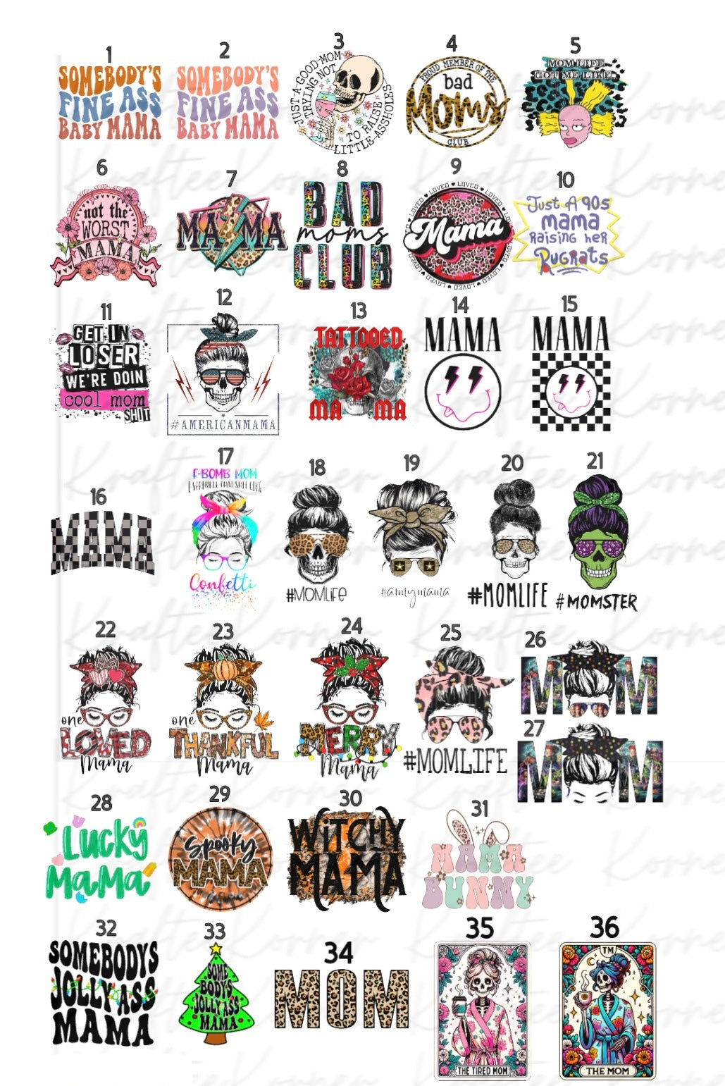 Create Your Own T-shirt - Mom Sublimation Designs