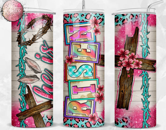 He Is Risen 20oz Skinny Tumbler