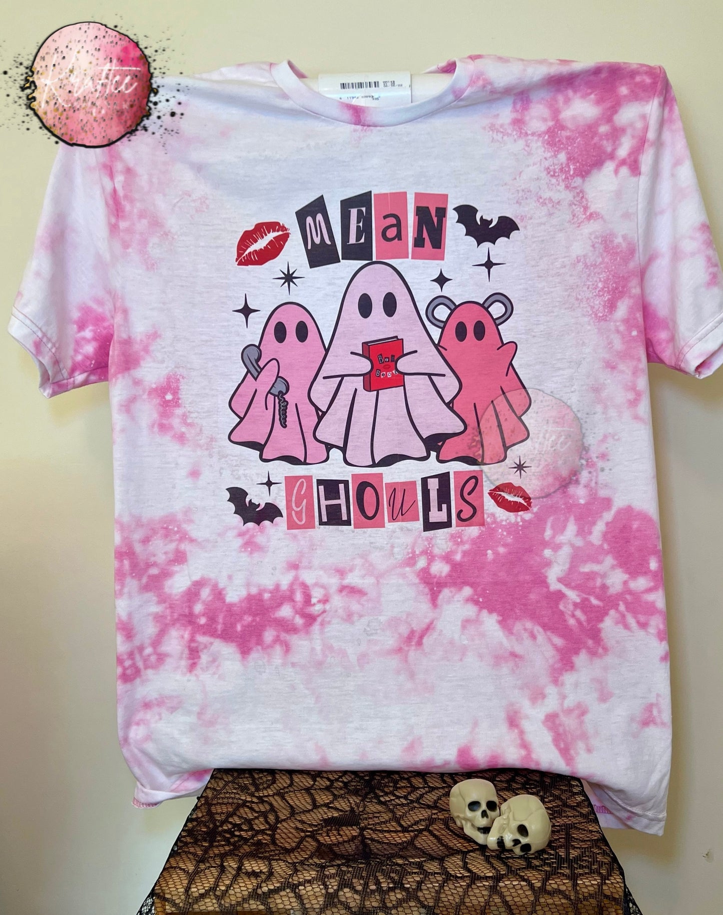 Mean Ghouls Bleached Unisex T-shirt