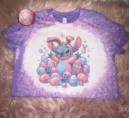 Easter Stitch Bleached T-shirt