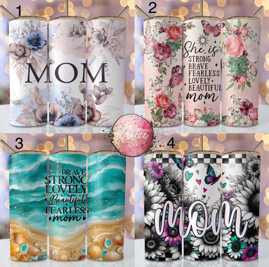 Mom 20oz Skinny Tumbler