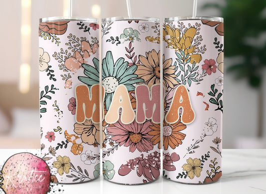 Floral Mama 20oz Skinny Tumbler