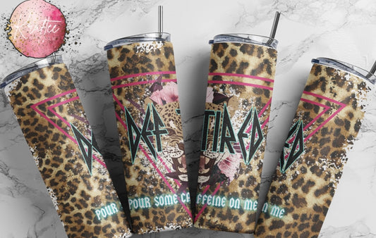 Def Tired 20oz Skinny Tumbler