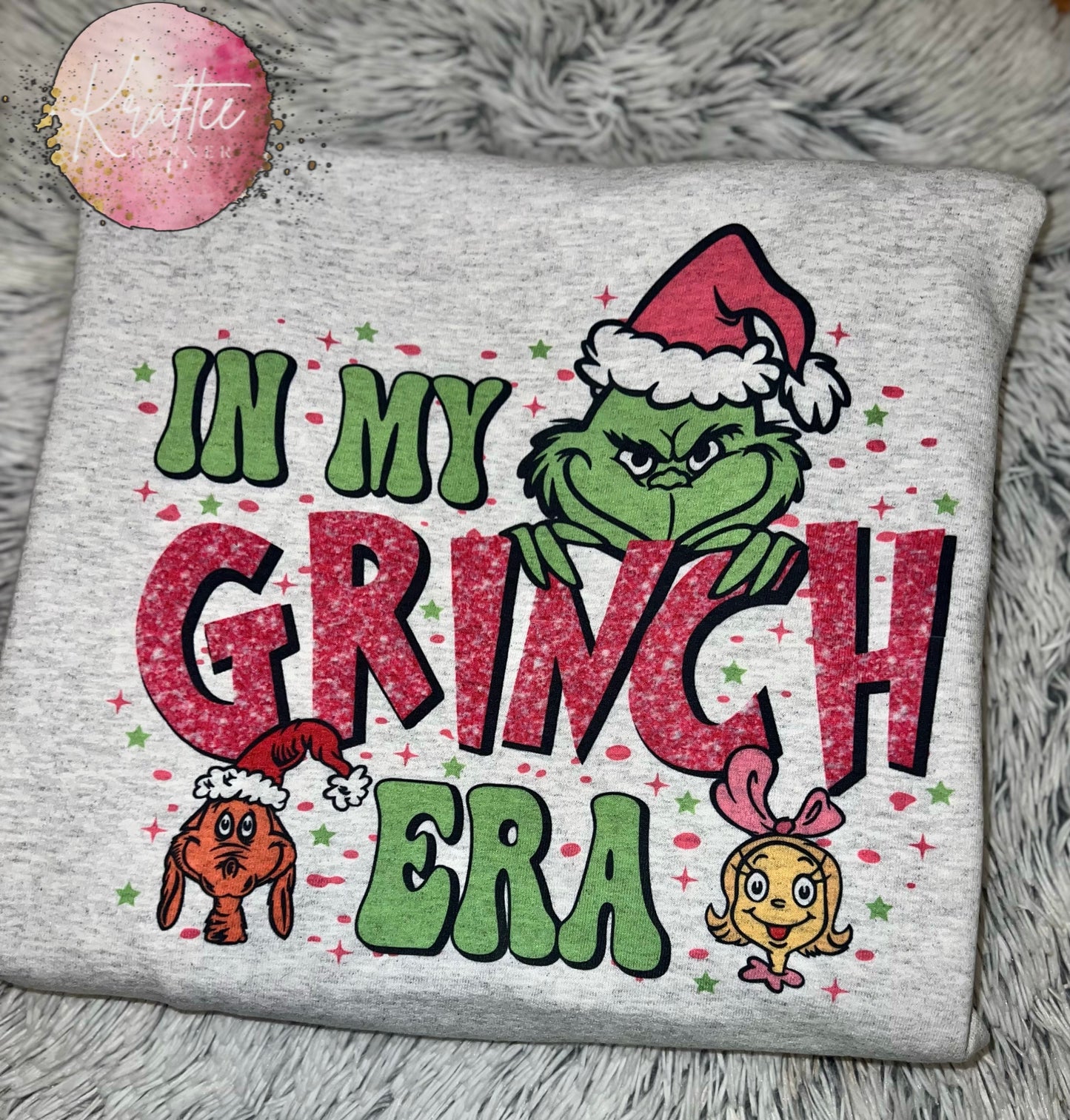 Grinch Era Pink Tshirt/Sweatshirt