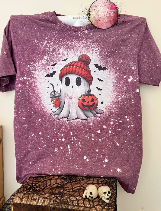 Beanie Ghost Bleached Unisex T-shirt