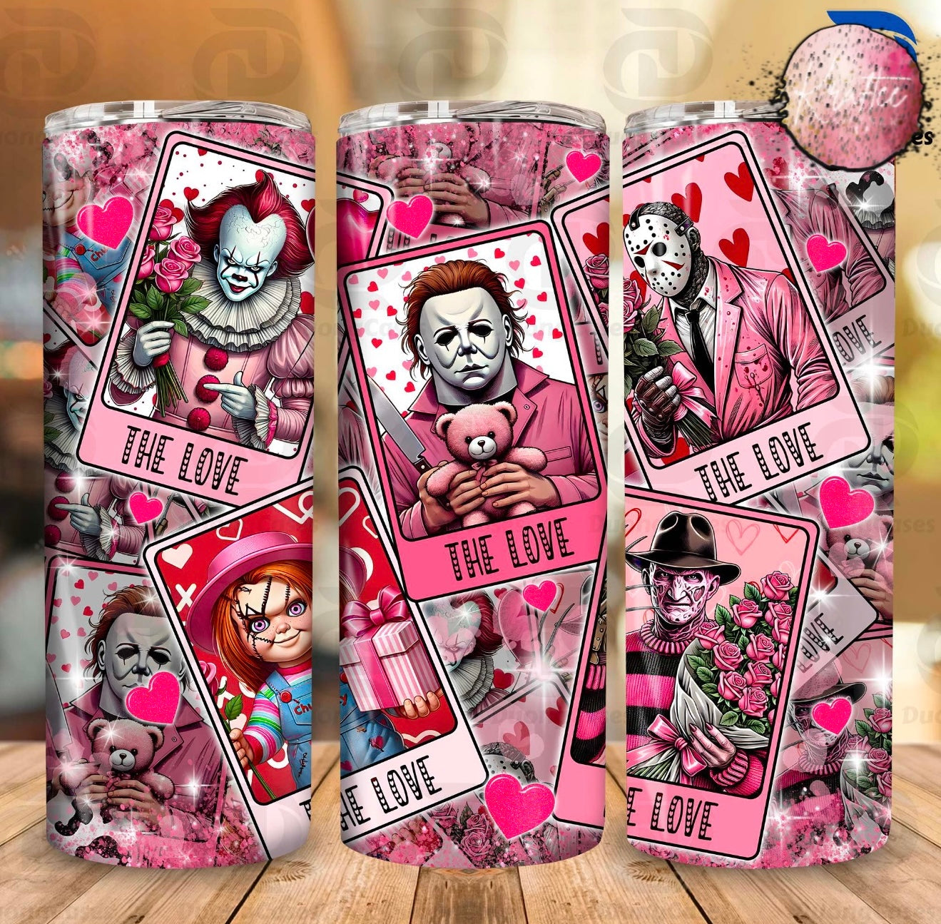 Valentine Horror 20oz Skinny Tumbler