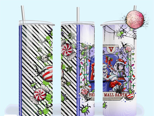 The Mall Santa 20oz Skinny Tumbler