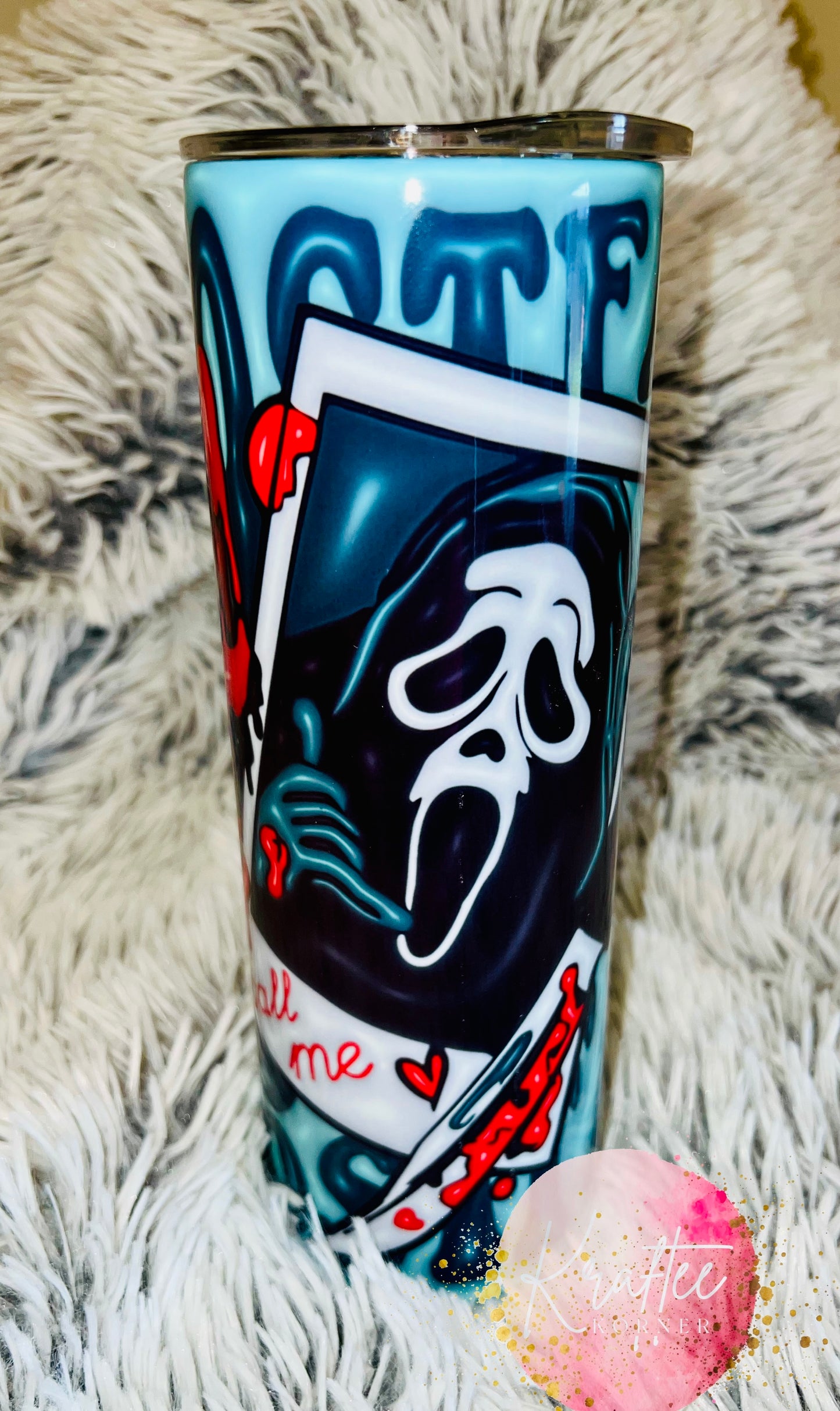 Ghostface 20oz Skinny Tumbler