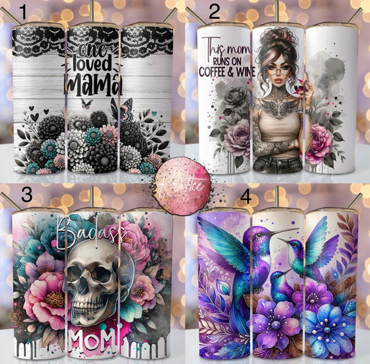 Mom 20oz Skinny Tumbler