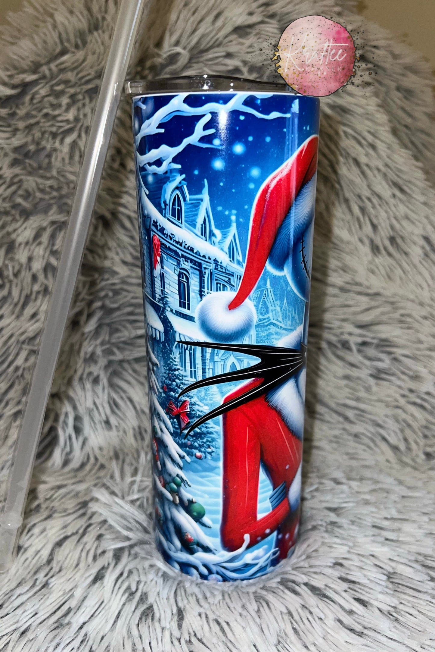 Skellington Christmas 20oz Skinny Tumbler
