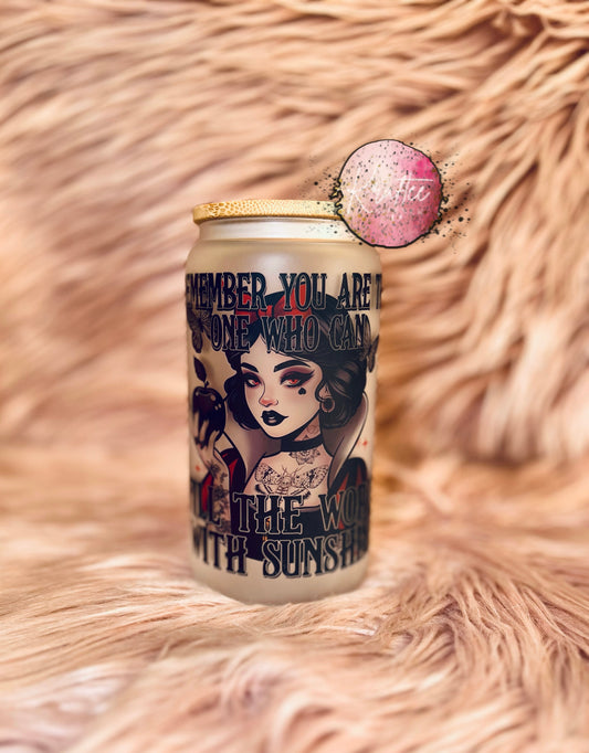 Snow White 16oz Libby Glass