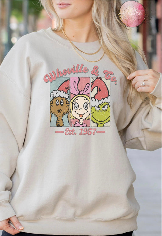 Whoville & Co Adult Unisex Crewneck Sweatshirt
