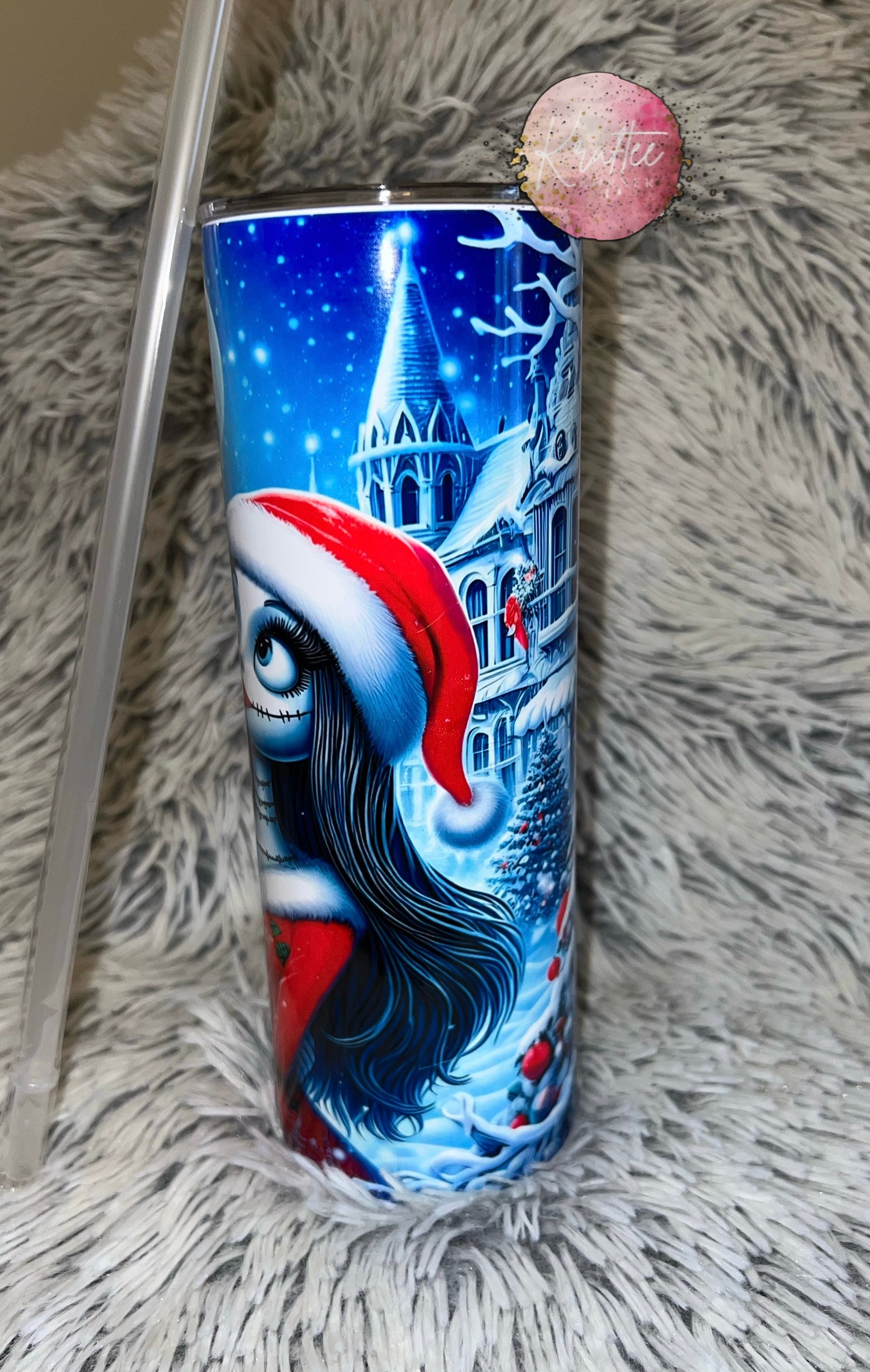 Skellington Christmas 20oz Skinny Tumbler