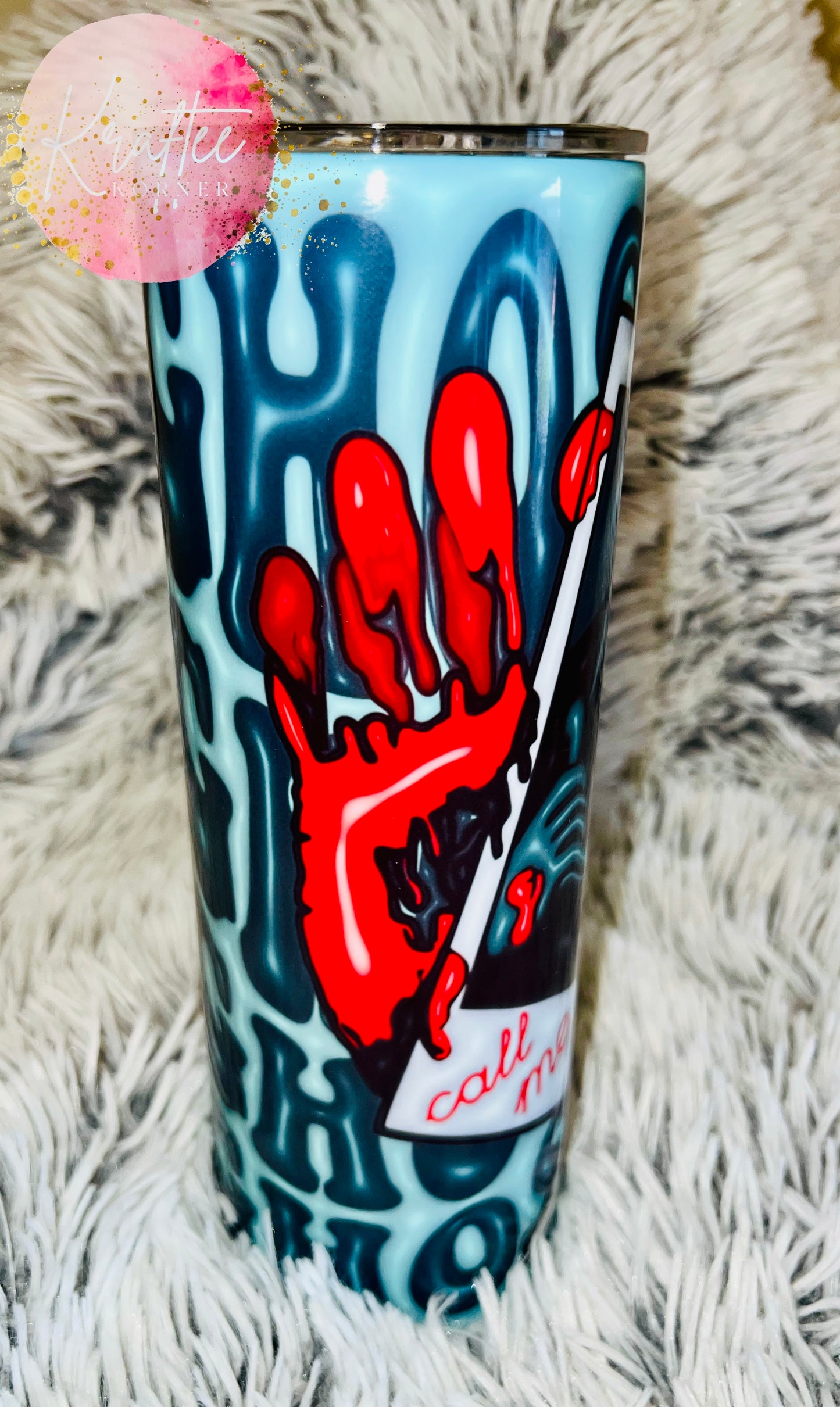 Ghostface 20oz Skinny Tumbler