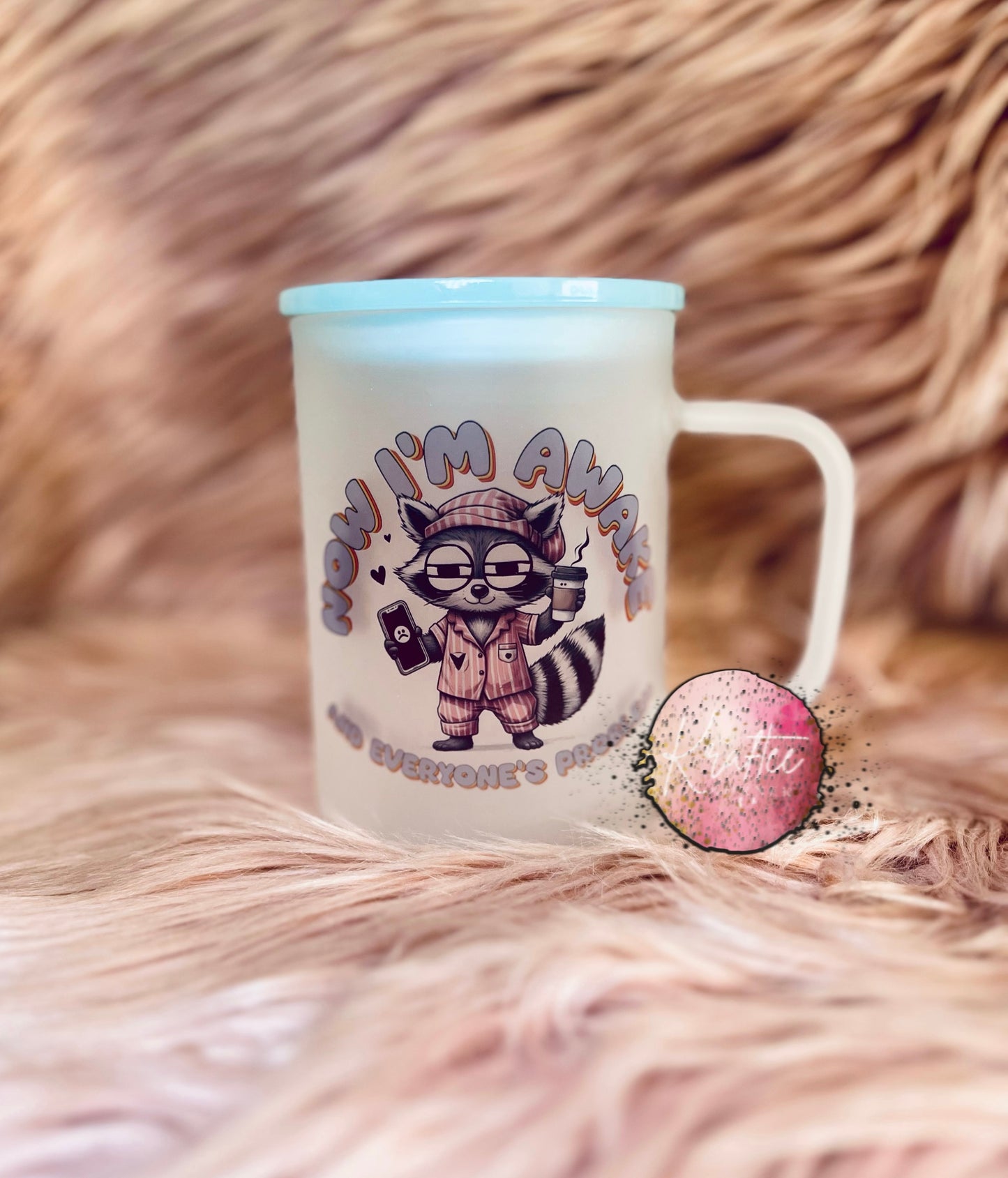 17oz Glass Coffee Mug