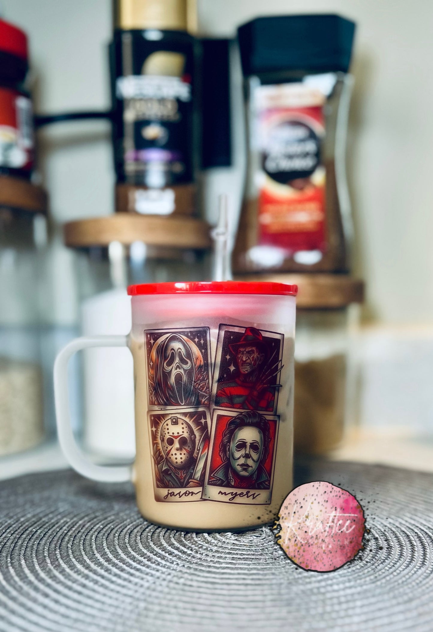 17oz Glass Coffee Mug