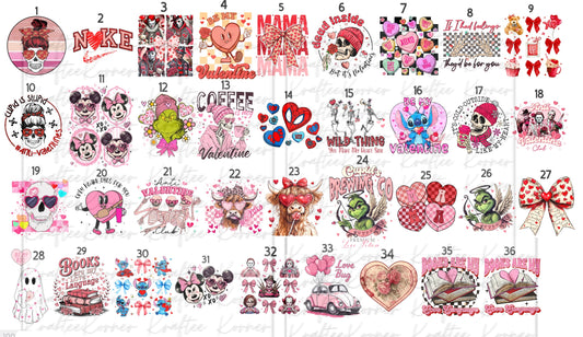 Create Your Own T-shirt - Valentine Sublimation Designs
