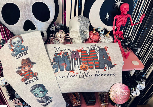 Custom Horror Mama Long Sleeve