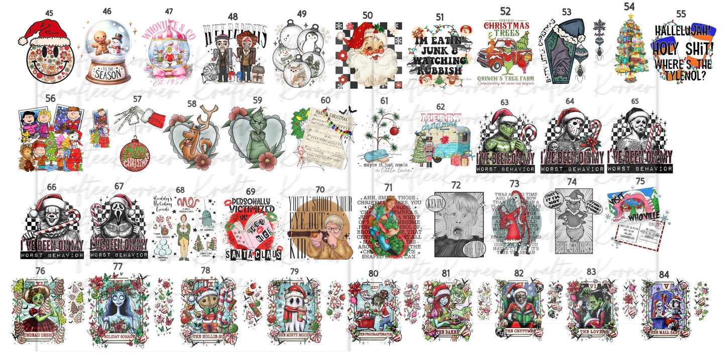 Create Your Own T-shirt - Christmas Sublimation Designs