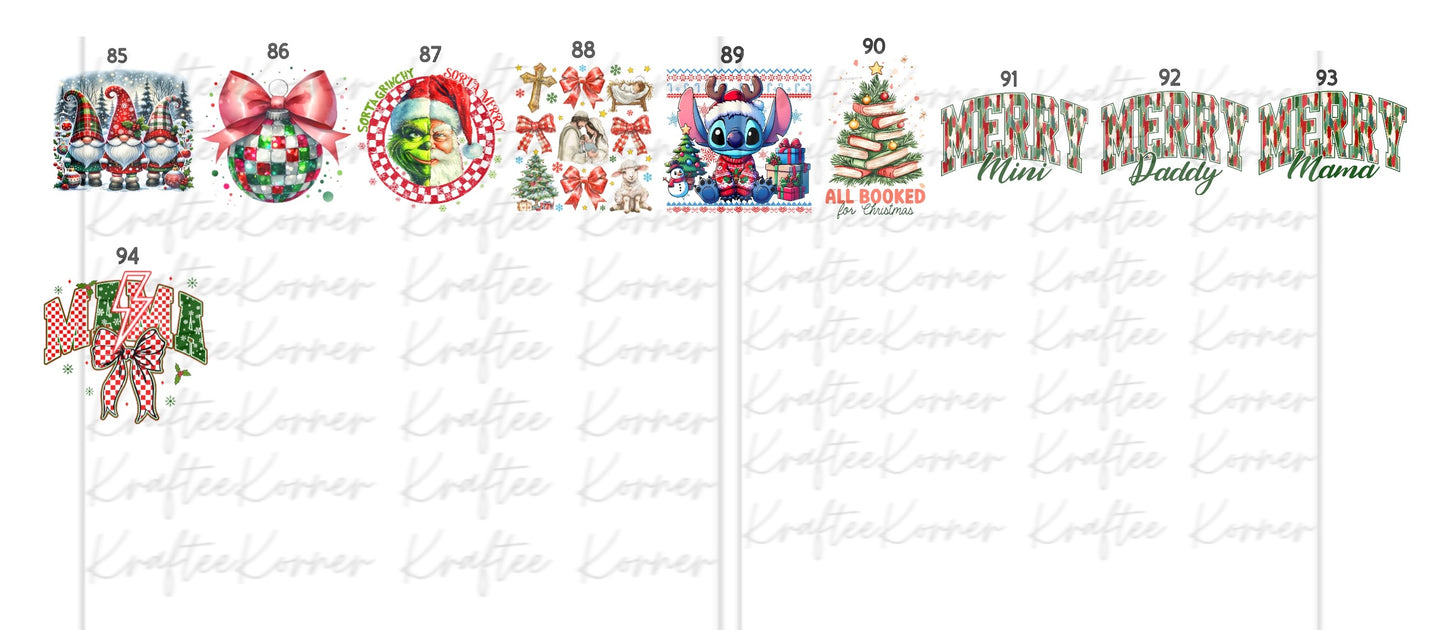 Create Your Own T-shirt - Christmas Sublimation Designs