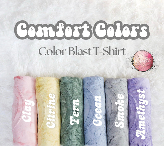 Create Your Own T-shirt - Comfort Colors Color Blast T-shirt