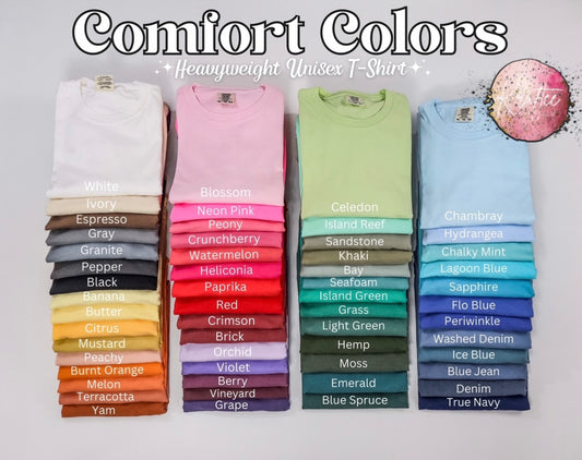 Create Your Own T-shirt - Comfort Colors T-shirt