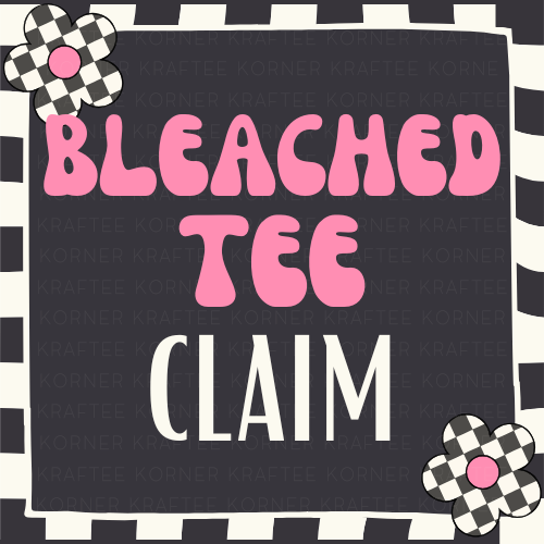 LIVE BLEACHED TSHIRT CLAIM