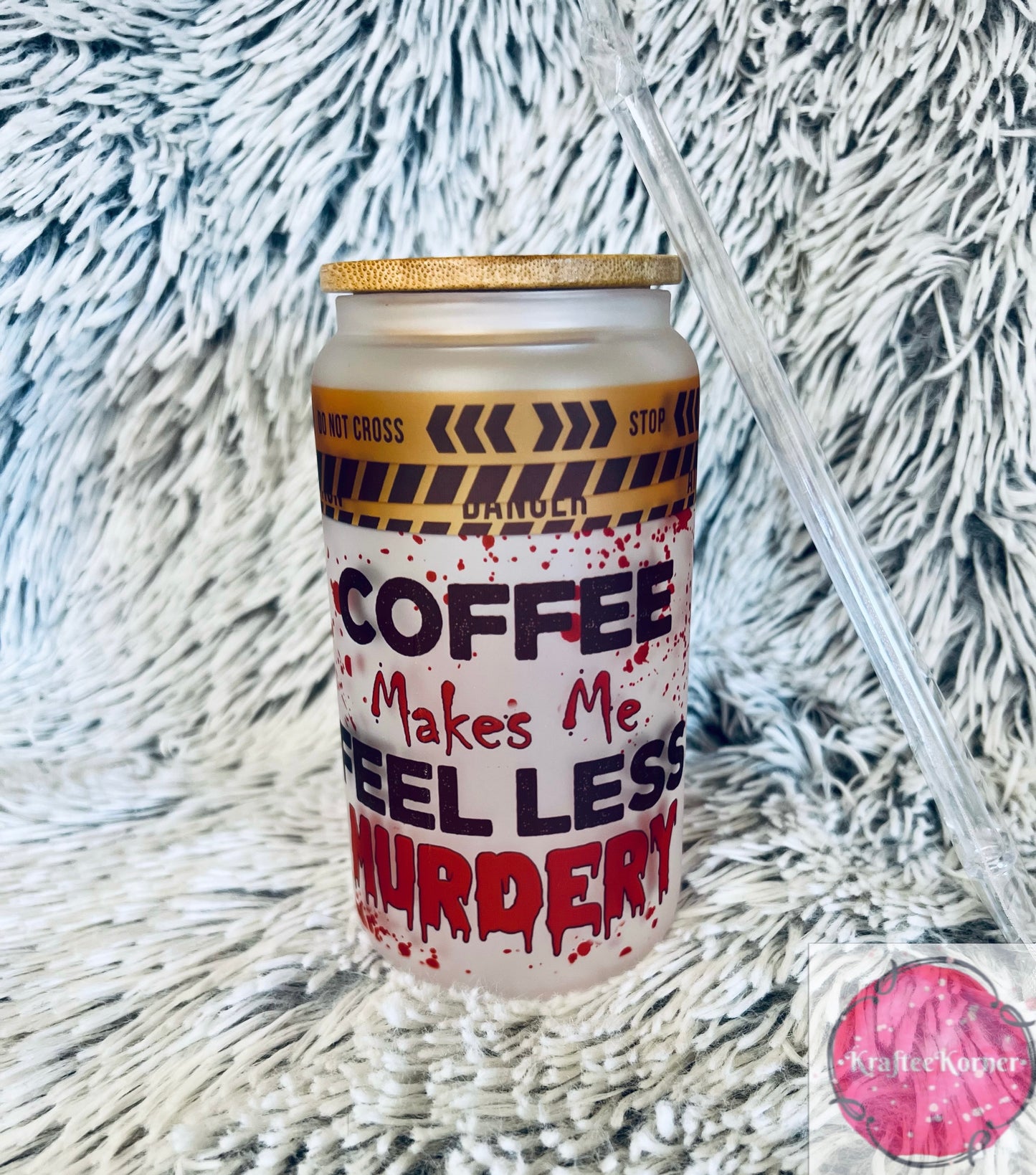 Less Murdery 16oz Libby Glass