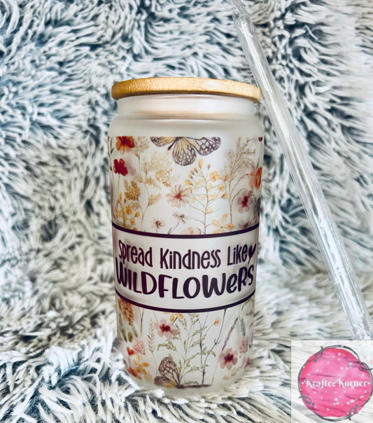 Spread Kindness 16oz Libby Glass