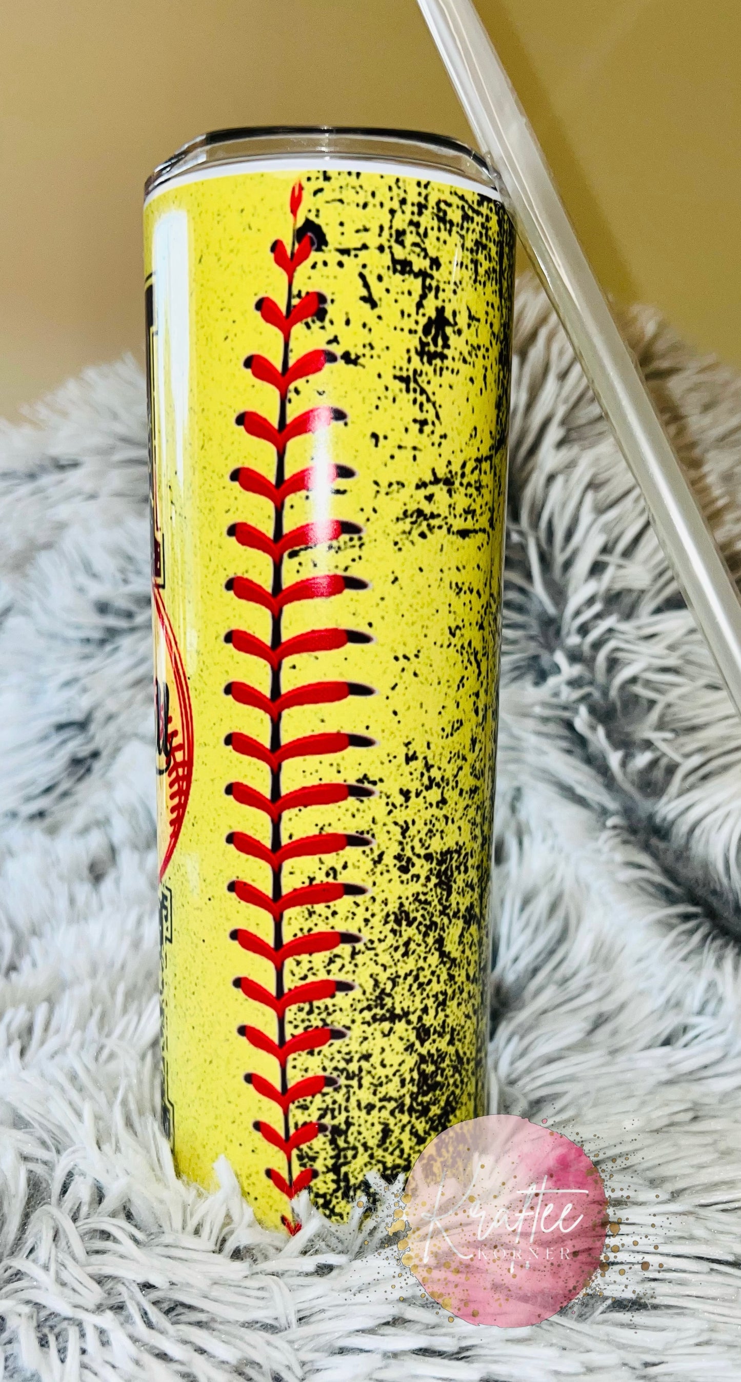 Softball Mom 20oz Skinny Tumbler
