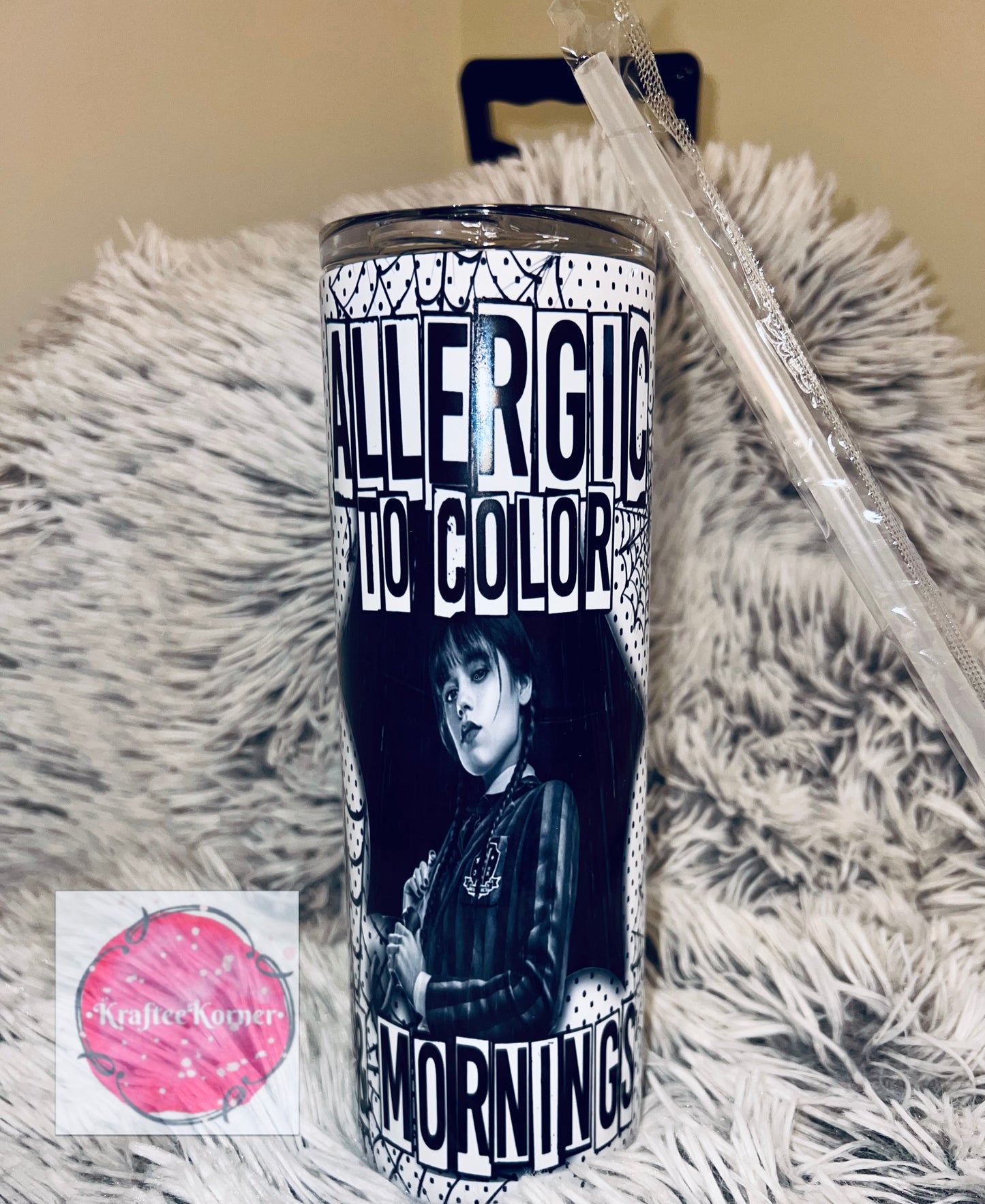 Allergic To Color 20oz Skinny Tumbler