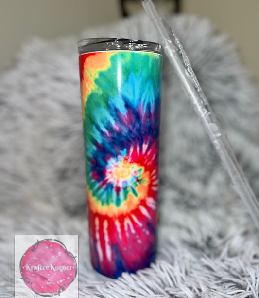 Tie Dye 20oz Skinny Tumbler