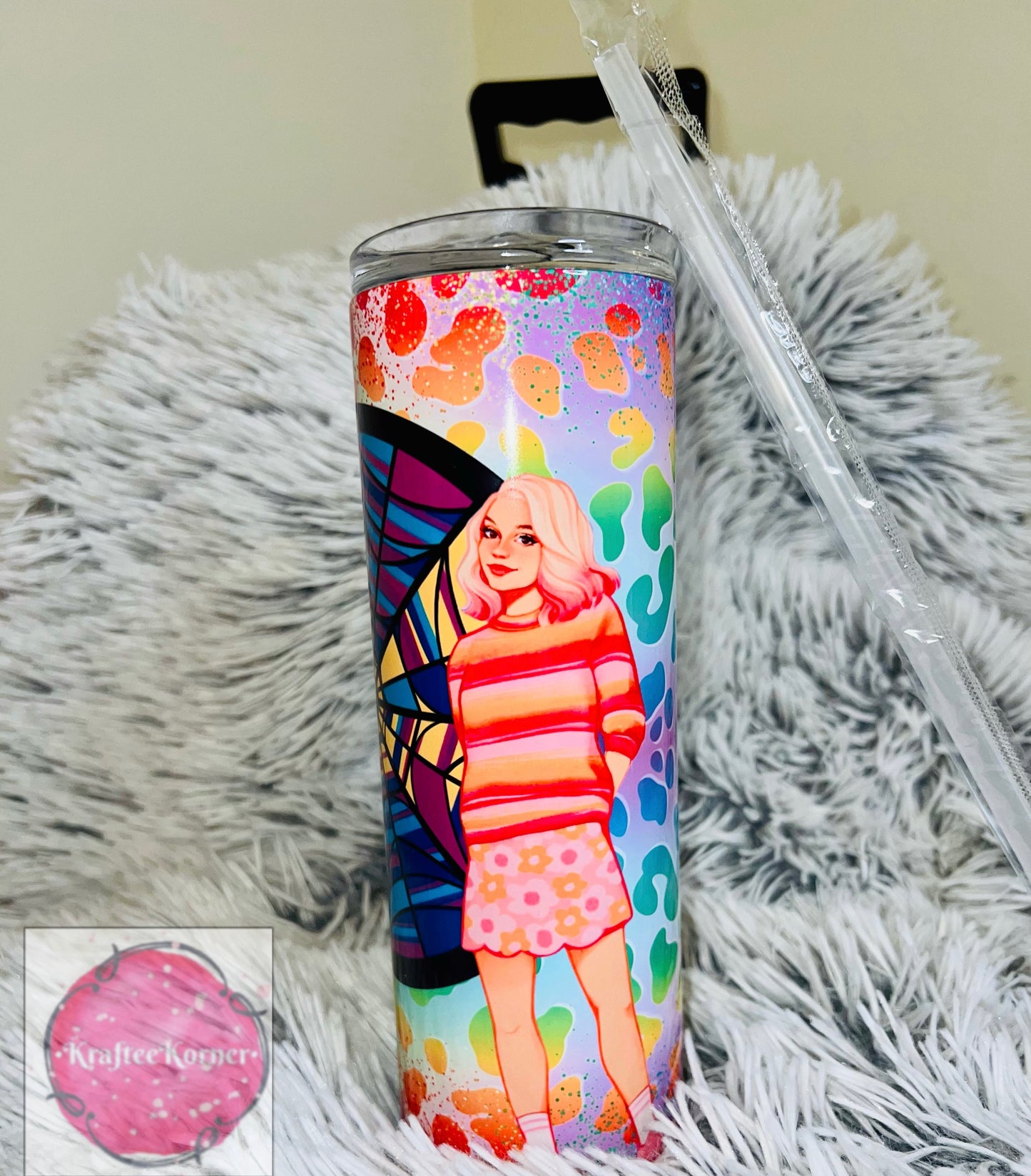 Split Window 20oz Skinny Tumbler