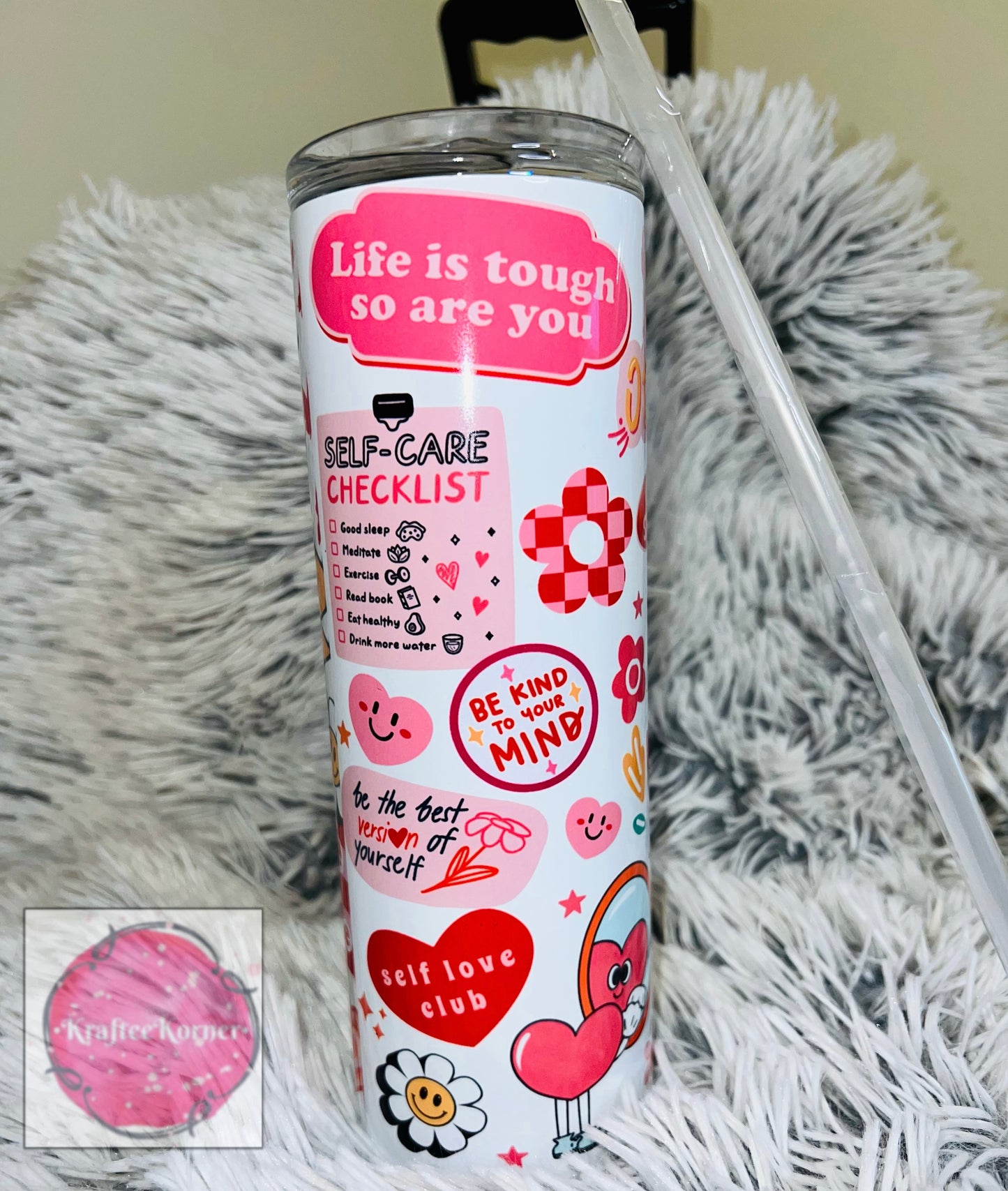 Self Love 20oz Skinny Tumbler